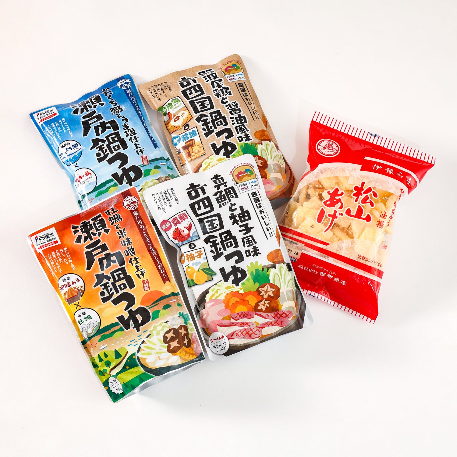 鍋つゆセット（お四国鍋つゆ・瀬戸内鍋つゆ）松山あげセット · JFN